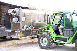 Verladung einer Einzelkomponente